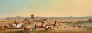 Service de messe sur la Campagna 1878 - John Gadsby Chapman