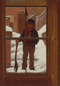 Puis-je déblayer la neige?, 1871 - John George Brown