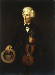 Homme avec violon, 1879 - John George Brown