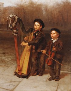 Les petits promeneurs, 1874 - John George Brown