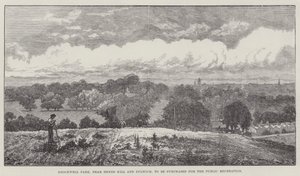 Brockwell Park, près de Herne Hill et Dulwich, à acheter pour la récréation publique - John Gilbert