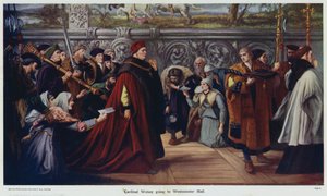 Le Cardinal Wolsey se rendant à Westminster Hall - John Gilbert