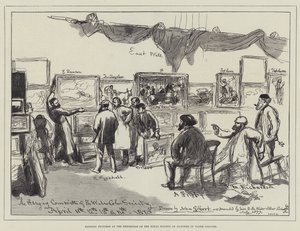 Accrochage des tableaux à l