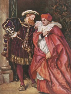 Henri VIII et le cardinal Wolsey