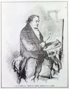 Joseph Mallord William Turner, gravé par W.J. Linton, vers 1837 - John Gilbert
