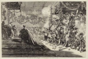 Le roi Henri VIII célébrant Noël à Greenwich