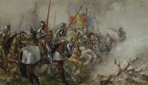 Le roi Henri V à la bataille d