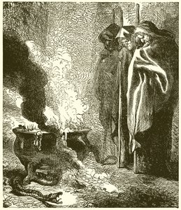 Macbeth : Les trois sorcières - John Gilbert