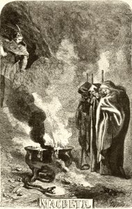 SHAKESPEARE - Macbeth - les trois sorcières - John Gilbert