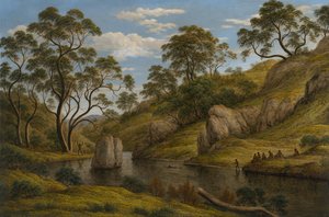 Le bain de Diane, Terre de Van Diemen, 1837 - John Glover