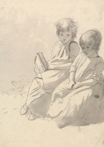 Deux petites filles - John Glover