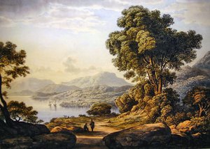 Vue dans le Lake District - John Glover