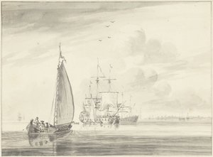Navires sur des eaux calmes - John Greenwood