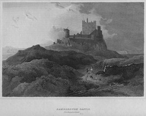 Château de Bamborough, Northumberland, 1814 - John Greig