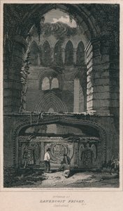 Intérieur du prieuré de Lanercost. Cumberland, 1814
