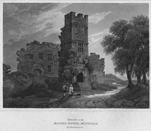 Vestiges de la Maison du Nord, Mitford, Northumberland, 1814 - John Greig