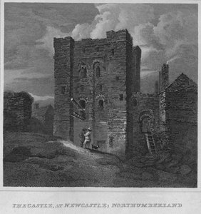 Le château, à Newcastle, Northumberland, 1814 - John Greig