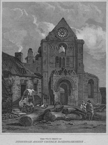 La façade ouest de l