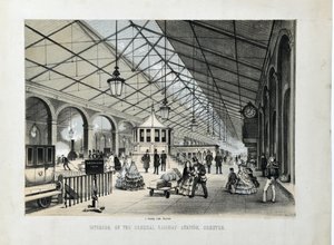 Intérieur de la gare générale, Chester - John Gresty