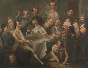 Un groupe de caricatures - John Hamilton Mortimer
