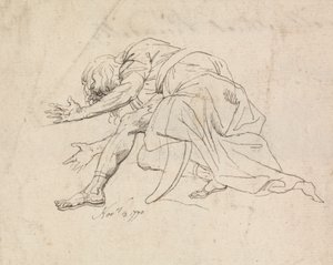 Un homme à genoux - John Hamilton Mortimer