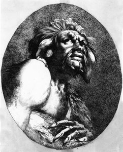 Caliban, de La Tempête, 1776 - John Hamilton Mortimer