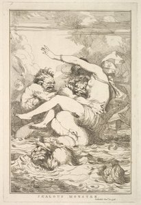 Monstre jaloux de Quinze eaux-fortes dédiées à Sir Joshua Reynolds, 8 décembre 1778