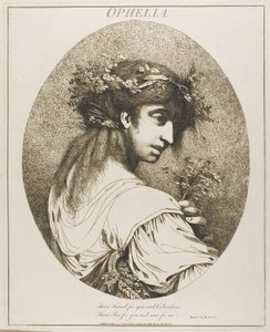 Ophelia, de Douze personnages de Shakespeare - John Hamilton Mortimer