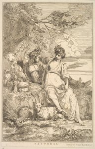 Pastorale des Quinze Eaux-fortes dédiées à Sir Joshua Reynolds, 8 décembre 1778 - John Hamilton Mortimer