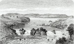 Les chutes de Ripon - le Nil sortant du Victoria N