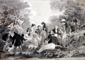 Un pique-nique au bord du lac