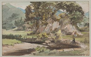 Un jardin à Brathay, 1812 - John Harden