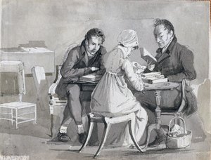 Une soirée de lecture, 17 février 1812