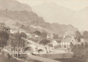 Brathay Bridge et Old Brathay, Lake District, Cumbria, 1820