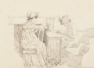 Près de la cheminée - John Harden