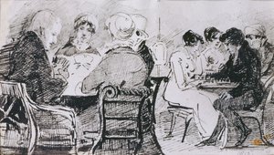 Cartes et échecs, 1815