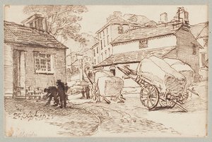Chariots à Ambleside, Cumbria, 1823
