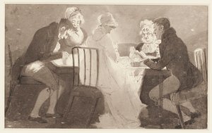 Groupe à une table, 1806