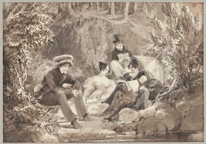 Groupe près de l