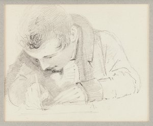 Homme écrivant, 1825 - John Harden