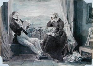 Robert Allan Harden et sa mère, Jessy Harden à Ouchy - John Harden