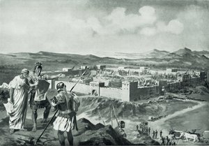 Une colonie latine (lithographie) - John Harris Valda