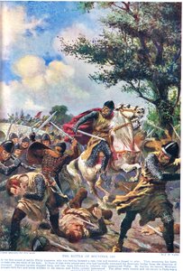 Bataille de Bouvines 1214, illustration de 