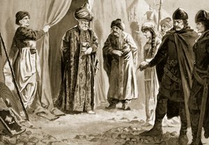 Ivan Shishman III livre sa sœur au Sultan Murad I, 1366 - John Harris Valda