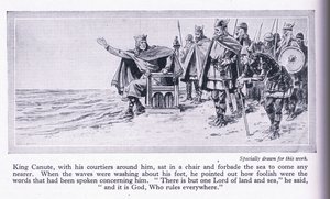 Le roi Canut interdit à la mer d