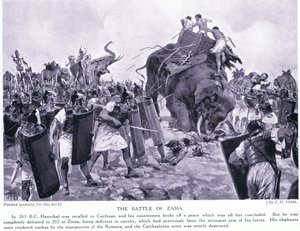 La bataille de Zama 203 av. J.-C. - John Harris Valda