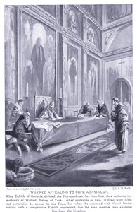 Wilfred faisant appel au pape Agathon AD679, années 1920 - John Harris Valda