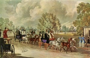 Réunion du Four-In-Hand Club, Hyde Park, Londres, vers 1838, 1947