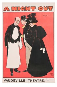 "Une soirée. Théâtre de Vaudeville" / J. Hassall / Affiche, 1897 - John Hassall