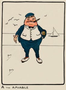 A the Amiable / J. Hassall / Dessin, 1903 - John Hassall
